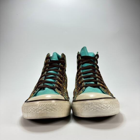 Converse Chuck 70 Hi Varsity Remix Brown Cheetah High Top Sneakers Womens Sz 9.5 - Picture 2 of 10
